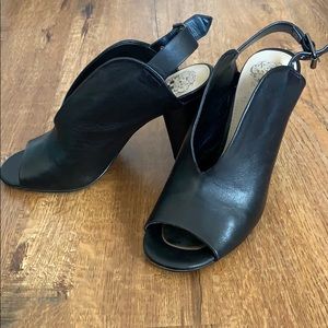 Vince Camuto backless peep toes